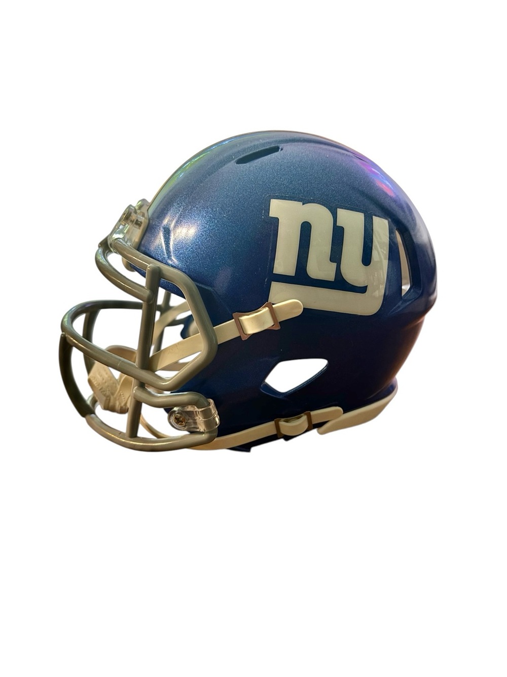 NFL New York Giants Mini Football Helmet Blue Collectible Display Decor